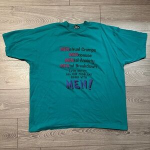 Vintage Men Humour Single Stitch Screen Stars Tee